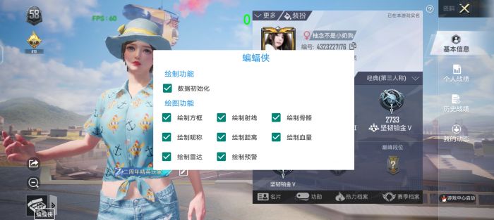 和平精英辅助 - 全功能外挂合集 - 自瞄透视锁头应有尽有